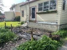 Elmhurst IL rear deck (before) A-Affordable Decks 2022